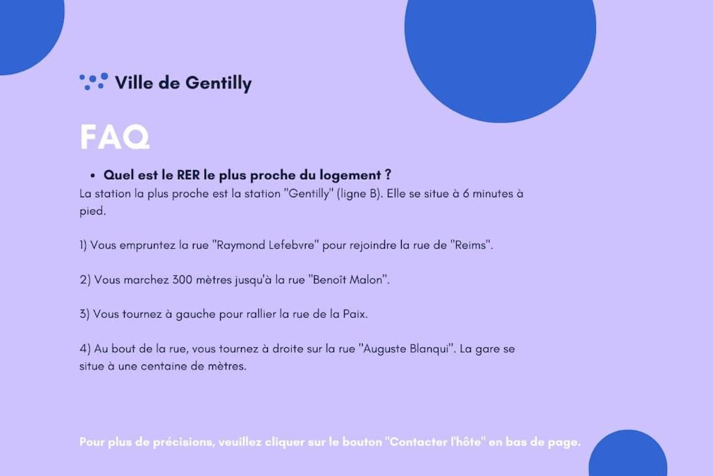 Apartamento Paris Equipe - Rer B Gentilly