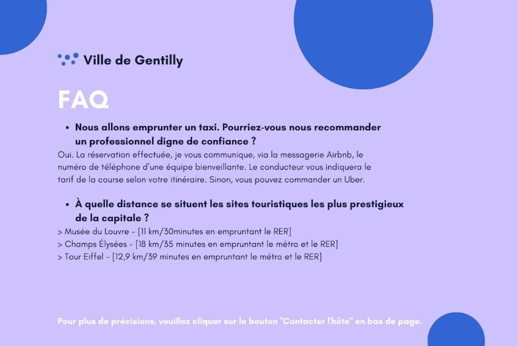 Paris Equipe - Rer B Appartement Gentilly